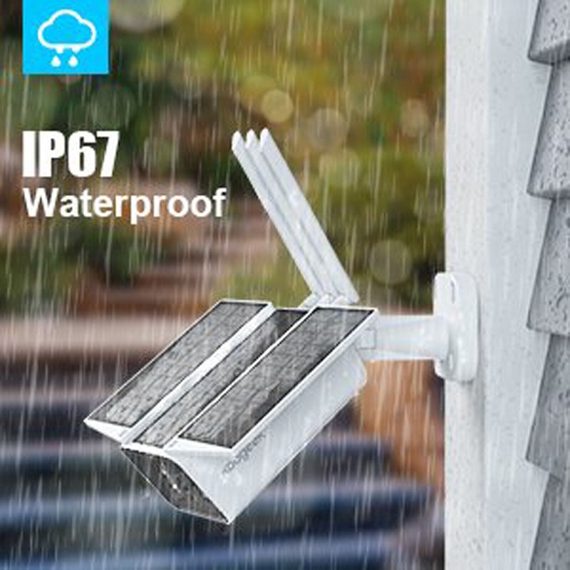 Solar & Battery Dual Powered Outdoor WiFi Security Camera Wireless Audio System gallery
