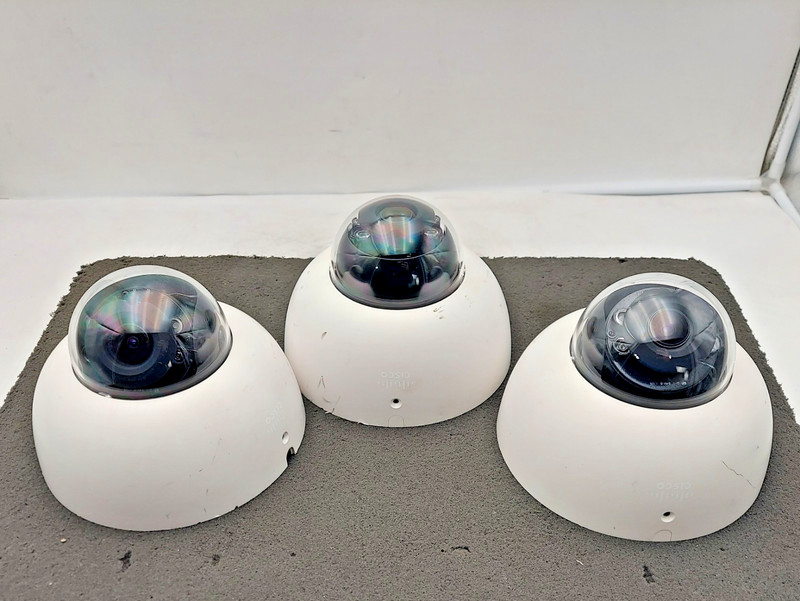 LOT OF 3 Cisco Meraki MV21-HW Cloud Managed Security Camera Unclaimed
