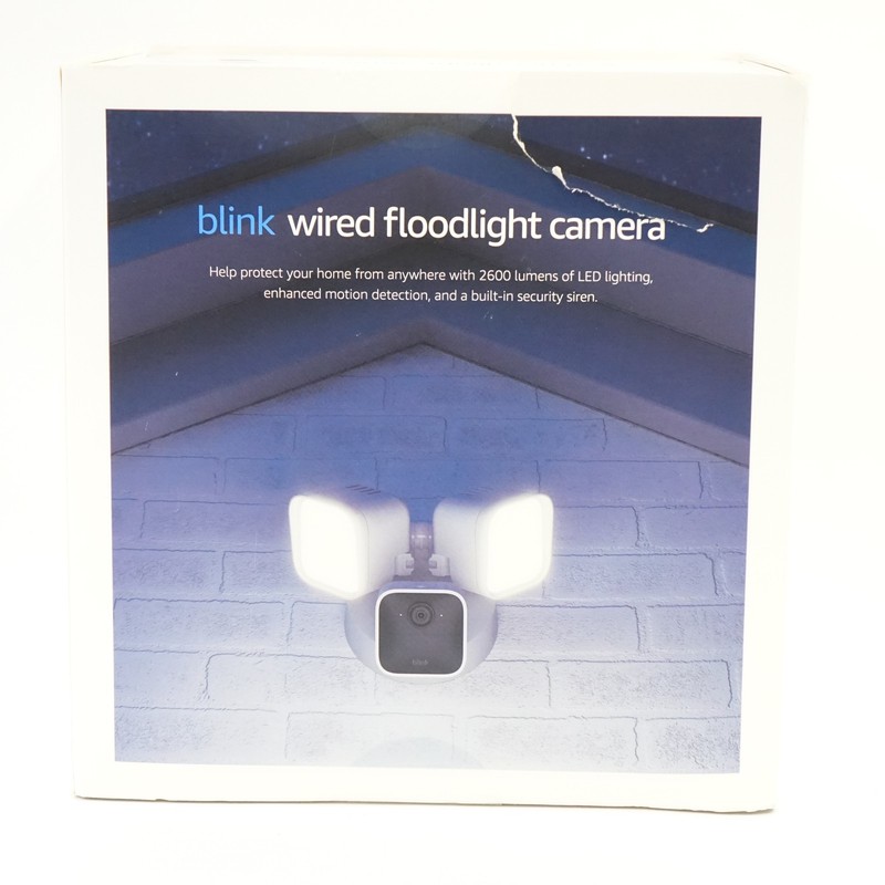 Blink Wired Floodlight Camera White 1080p HD Security Camera Alexa gallery