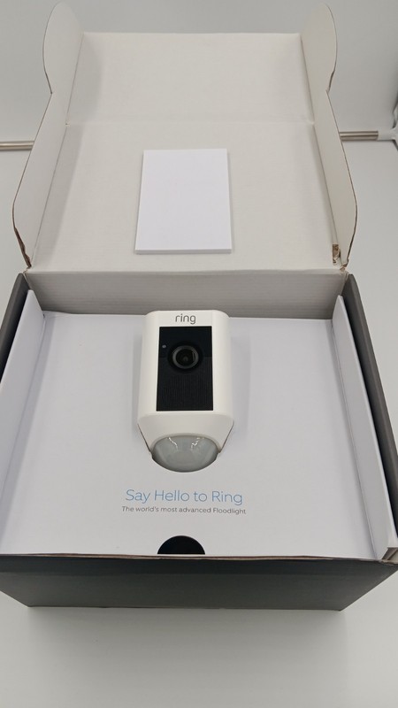 Ring Floodlight Cam – White – NEW OPEN BOX Motion Security Camera