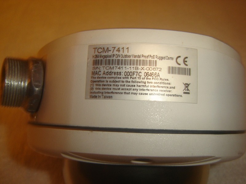 ACTi Dome Security Camera, TCM 7411, Outdoors Vandle Proof PoE Rugged Dome gallery