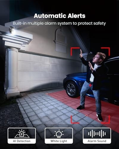 Solar Security Camera Wireless Outdoor 360 Degree 2K PTZ Human Tracking Night gallery