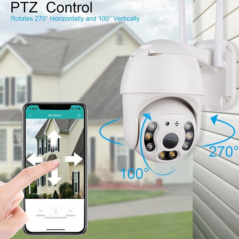 🔥🔥1080P Wireless Outdoor Dome Wifi Camera Water Resistant Waterproof Audio🔥🔥 gallery