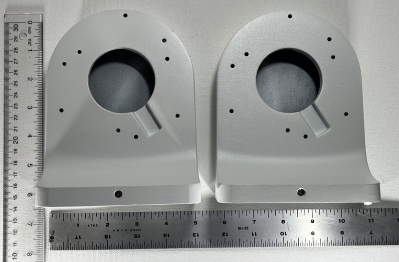 2 Pack PFB203W Wall Mount Bracket Aluminum Alloy Waterproof for Dome Camera