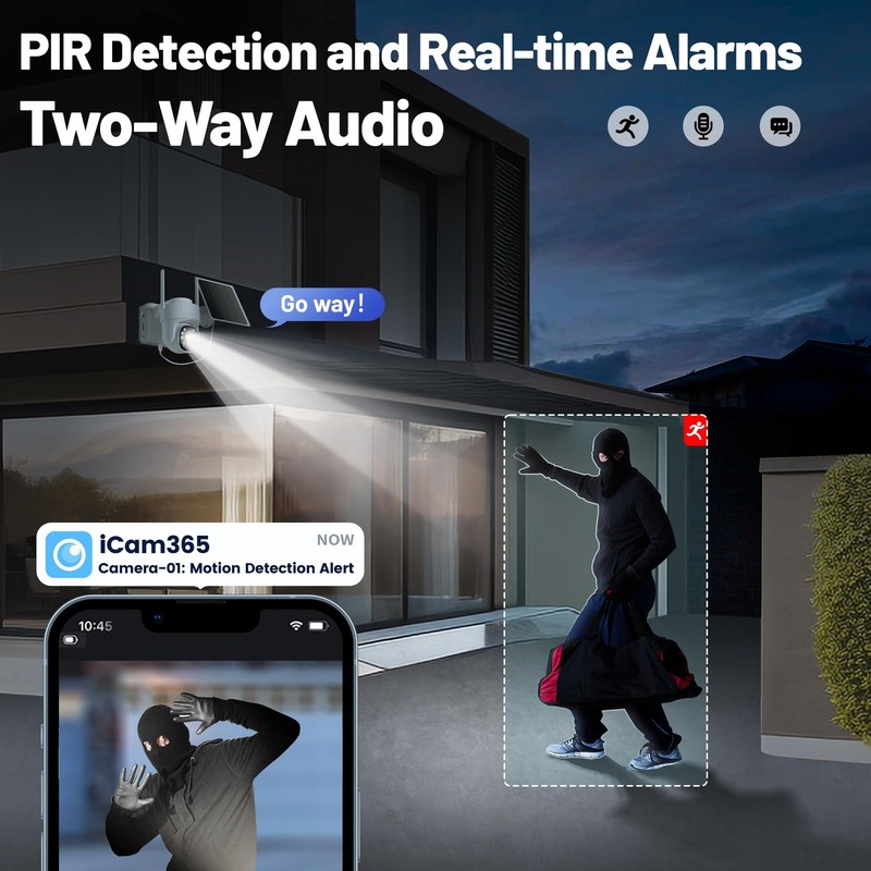 4G LTE Cellular Solar Security Cameras No WiFi SIM Unlimited Data 2K 355 gallery