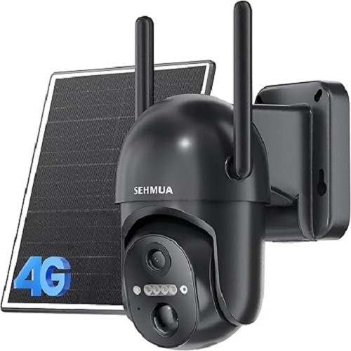 4G LTE Cellular Security Camera No Internet Needed, Solar No wifi Security Camer gallery