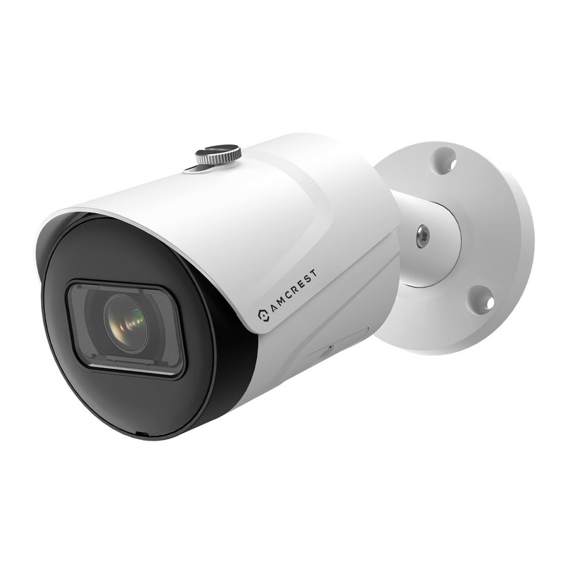 Amcrest UltraHD 4K (8MP) Outdoor Bullet POE IP Camera, 3840×2160, 98ft NightVisi