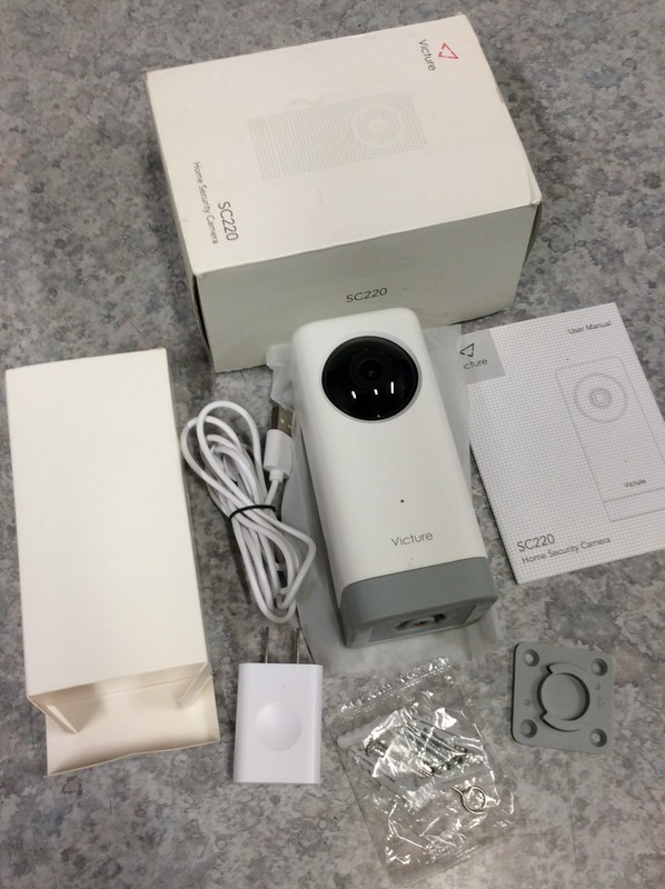 1080P Victure SC220 Indoor Surveillance Camera Micro SD / Cloud With Wi-Fi Conn gallery