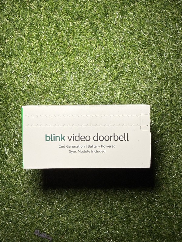 Blink Video Doorbel with Sync Module Core, Battery, Head-to-Toe HD View Black ✅ gallery