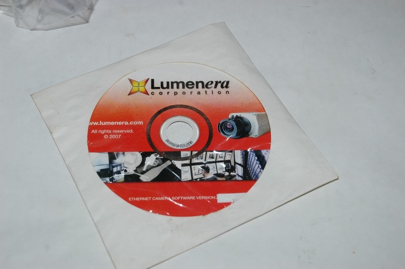 4 Lumenera LE165 1.2MP Ethernet Mono Camera Lot of 4, w Disk (GRY4) gallery