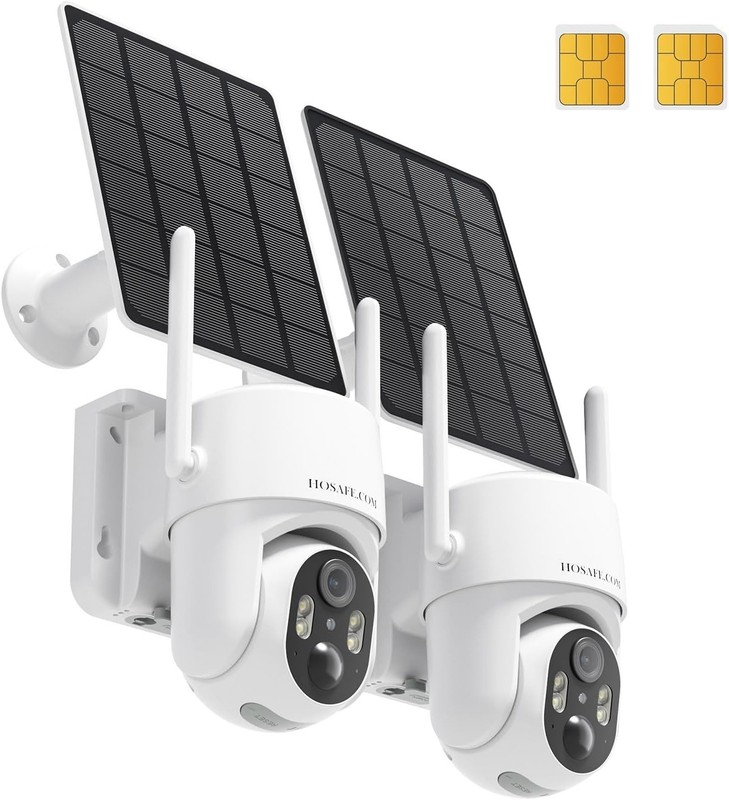 Wireless Outdoor Solar Camera with 4G LTE - Motion Detection, Night Vision HD gallery