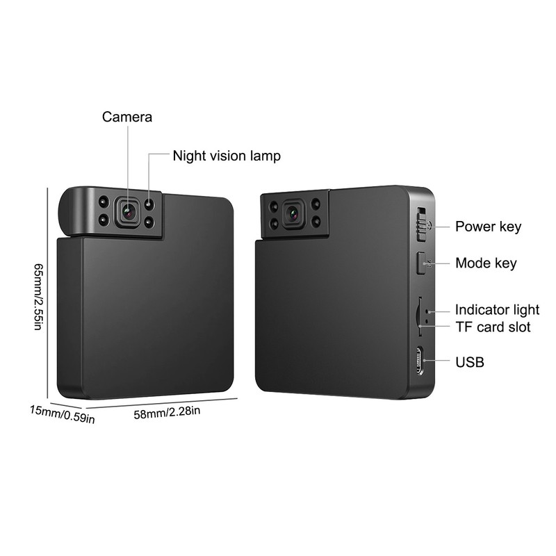Smart Mini Wireless WiFi Camera Home Security 1080P HD Night Cam gallery