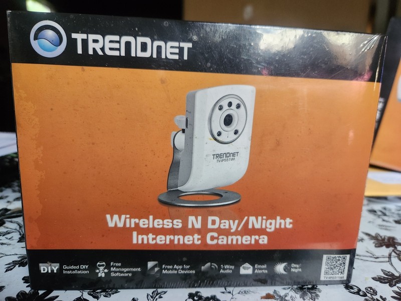 TRENDnet Wireless N Network Surveillance Camera TV-IP551WI (White)