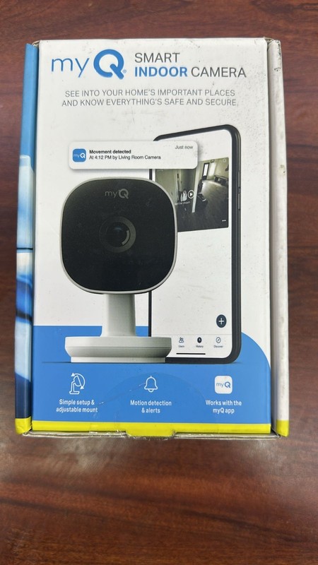 MYQ SMART INDOOR CAMERA myQ-C13AXXW FULL HD 1080P USB-POWERED New Box