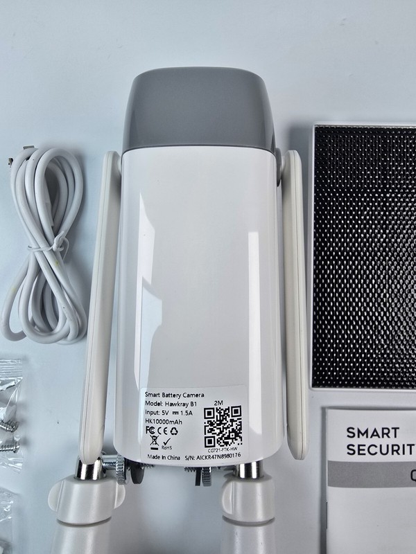 Smart Security Camera with USB Solar Panel Suit, 1080P Color Night Vision AI Mot gallery
