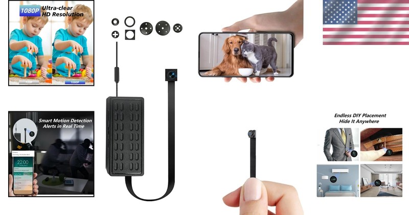 Discreet Wireless Security Cam with Motion Detection gallery