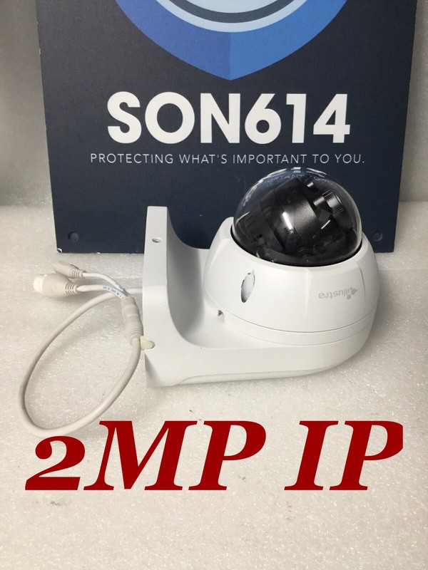 IP Network Color Camera 2.7-12mm 2MP 1080P WDR IR TDN POE W/ Mount IES02D1OCWIYB