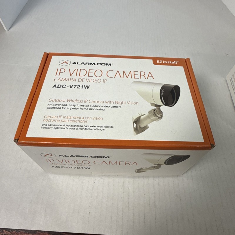 Alarm.com IP Video Camera Bundle - Model: ADC-V721W - LOT OF 2 Untested Read gallery