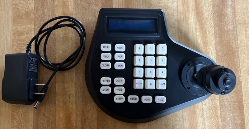 Mini Analog PTZ Camera Keyboard with 4D Joystick Speed Dome Controller Yaekoo gallery