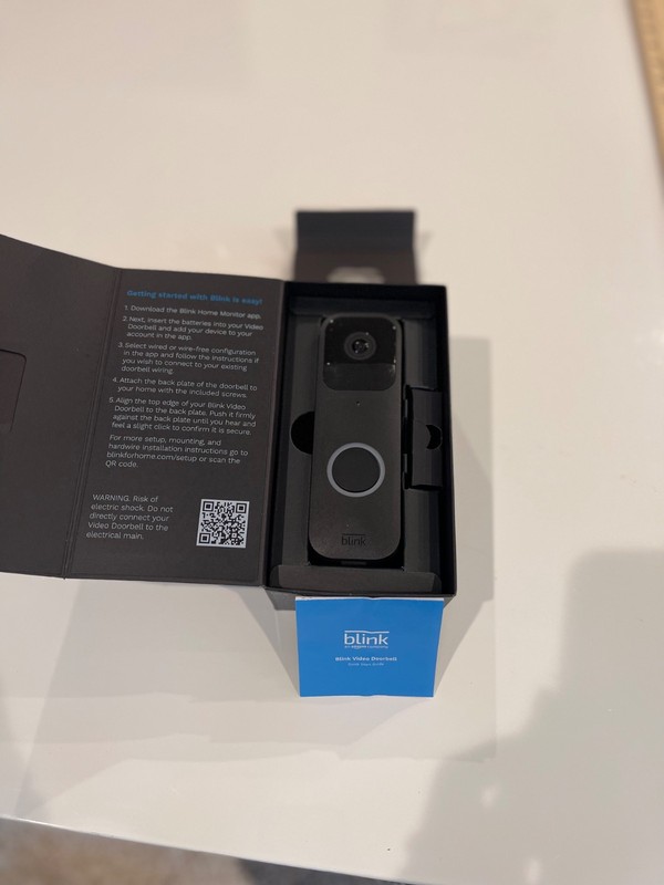 Blink Video Doorbell - Two-Way audio, HD video, wire or wire free install gallery