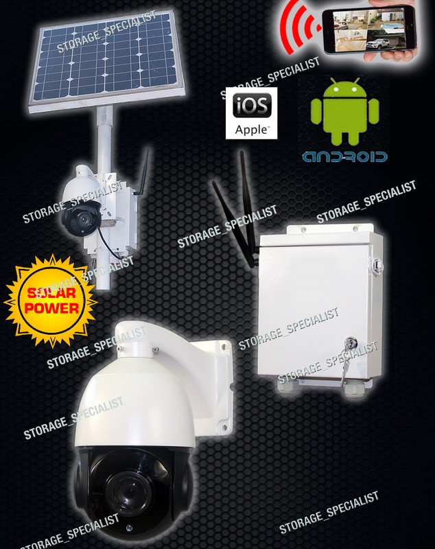 4G Security Camera 30X Optical Zoom Solar Farm House PTZ GSM Real Live View 3G gallery
