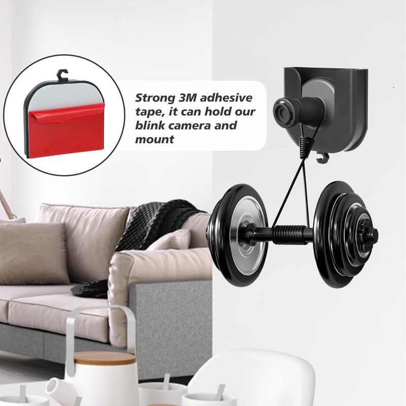 3 Pack Blink Indoor & Outdoor Mount, No Drill HBV Adhesive Wall Mount gallery