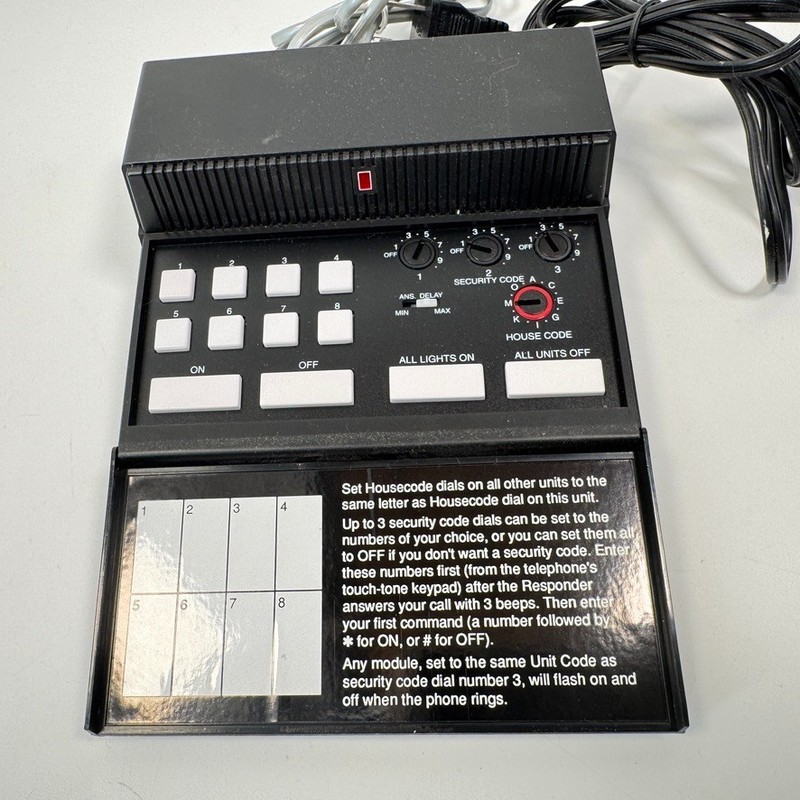X10 X-10 TR16A Telephone Phone Responder Touch-Tone Controller NEW NOS gallery