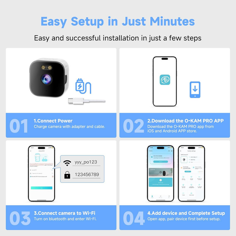 Window Camera for Home Security: 3Mp HD Indoor Cam with Night Vision | 5G Wifi,A gallery