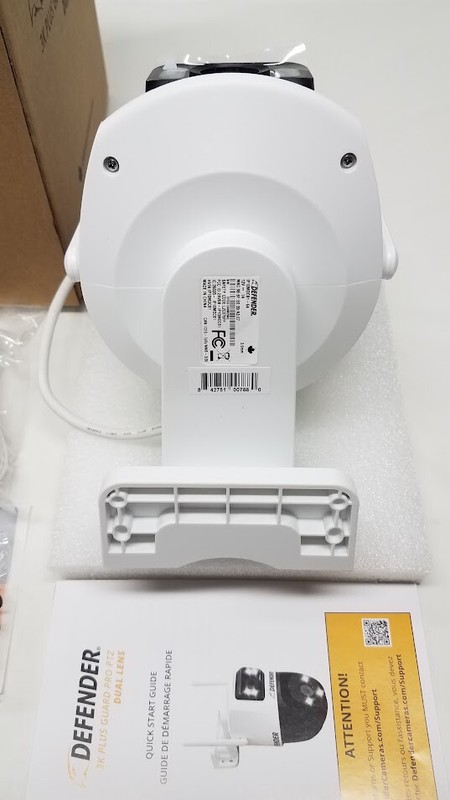 Defender AI Powered Guard Pro 3K Plus PTZ Dual Lens Security Camera 64GB gallery