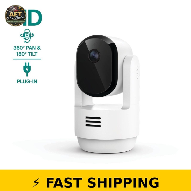Arlo Essential Indoor Pan Tilt Security Camera - 1080p HD