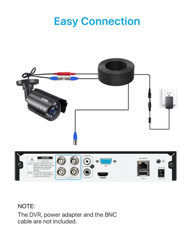 1080P HD TVI Security Camera for Home Office Surveillance CCTV System, 2MP Ou... gallery