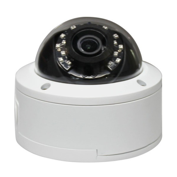 2.4MP Vandal Proof HD SDI Dome IR Camera 2.8-12mm Dual Video Outputs IP66