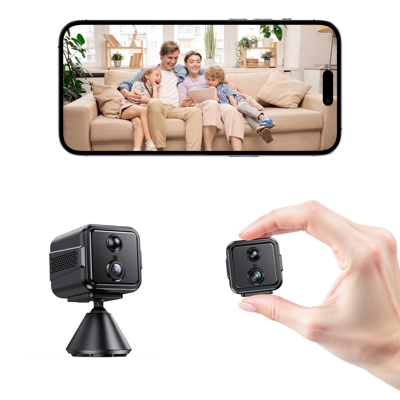 Home Security Wireless Indoor Camera, 1080P WiFi with Magnetic Mount, Pet Cam…
