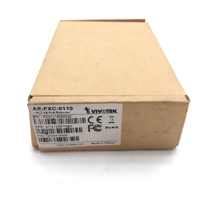 NEW Vivotek AP-FXC-0110 Indoor 1-Port FE Power Over Ethernet PoE Extender gallery