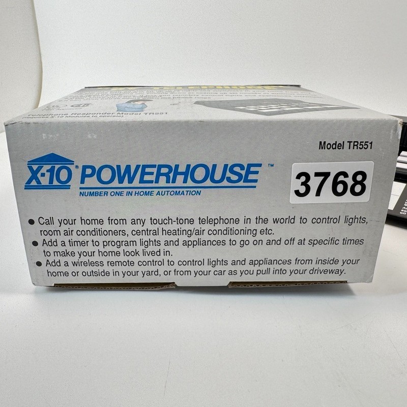 X10 X-10 TR16A Telephone Phone Responder Touch-Tone Controller NEW NOS gallery