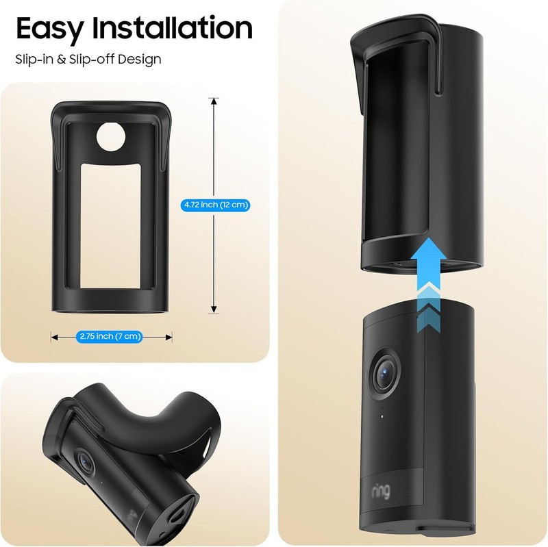 Silicone Case for Ring Outdoor Cam Pro (2025)Soft Silicone Protective Skin Cover gallery