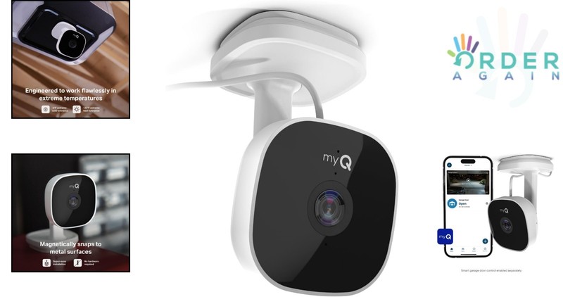 Smart Garage Camera Indoor Outdoor 1080p Night Vision Motion Detection Wi-Fi gallery