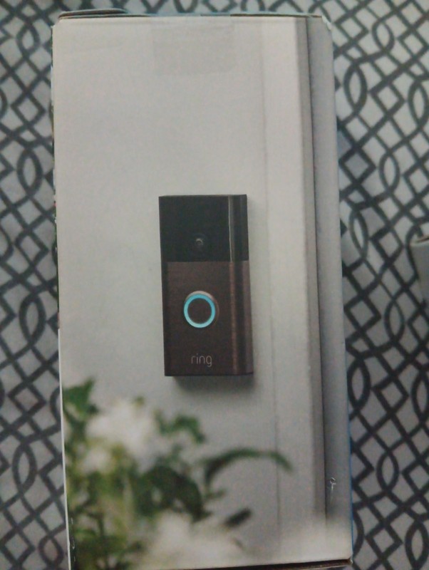 Ring Battery Operated Doorbell Camera With Free Ring Doorbell Chime. New In Box gallery