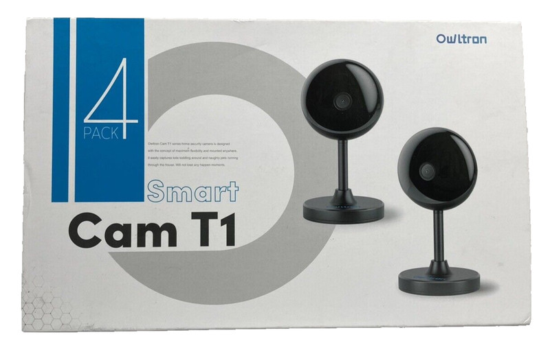 Owltron Smart Cam T1 (Black, 4pcs)