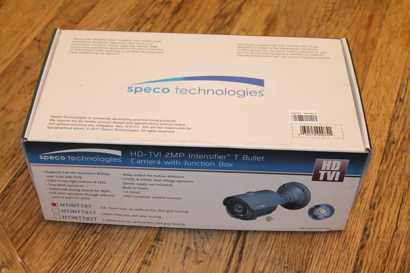 NEW Speco HTINT70T Outdoor Vandal-Resistant Bullet Camera w/ Heater 2.8 to 12mm