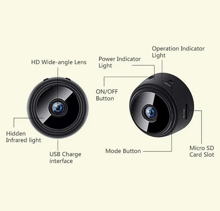 Mini Wireless Record Camera WiFi IP Home Security DVR Night Vision HD USB 1080P gallery