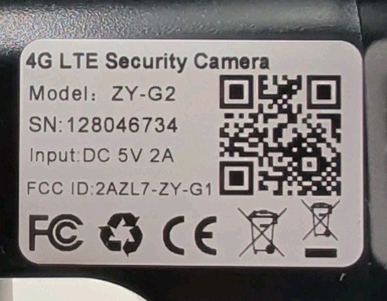 Litymol 4G LTE Solar Security Camera ZY-G2 2K HD Wireless Outdoor 360° PTZ IP65 gallery