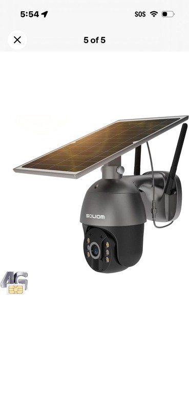 SOLIOM S600 3G/4G LTE Outdoor Solar Powered Cellular Security Camera gallery