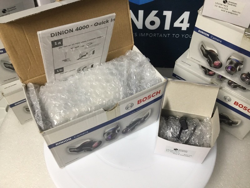 Lot 4 Bosch VBC-4075-C21 CCTV Color Camera W/ 720TVL Ultra High Res 2.8-12mm NEW gallery