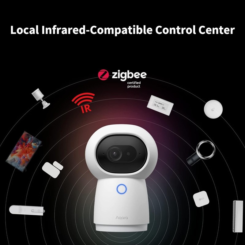 Aqara 2K Security Indoor Camera Hub G3 Pan Tilt 360 View gallery