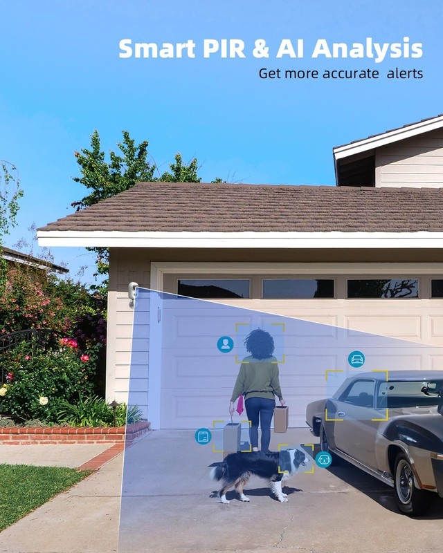 ZUMIMALL Security Cameras Wireless Outdoor with Magnetic Mount, 2K Outdoor Ca... gallery