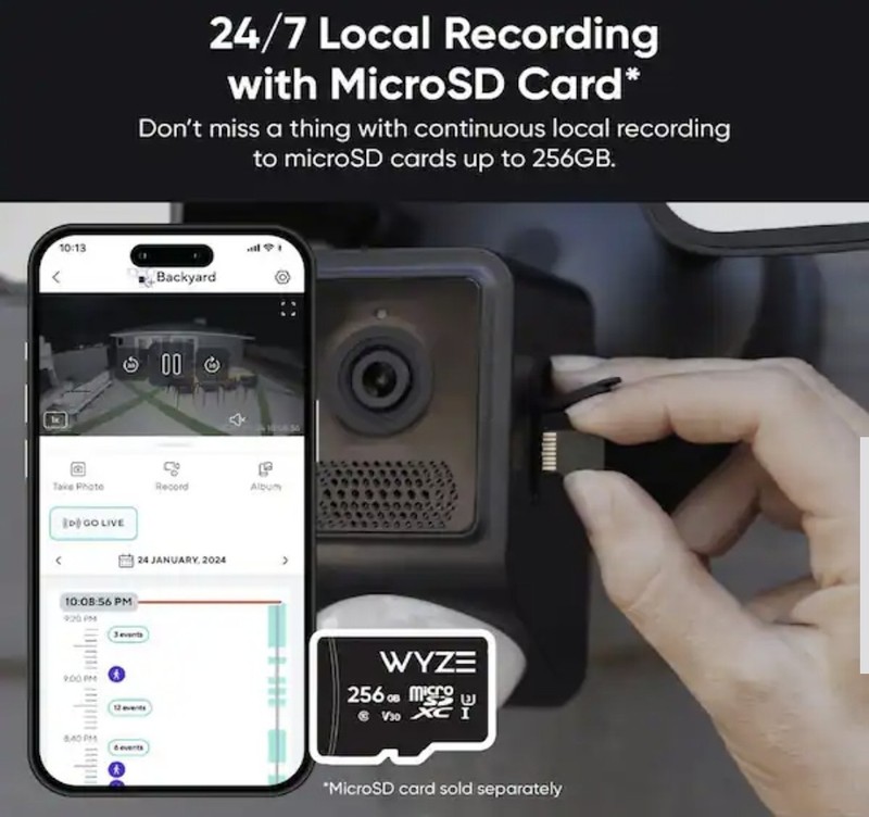 ✅ WYZE Floodlight Camera v2 Security Camera Outdoor 2K HD with Color Night READ✅ gallery