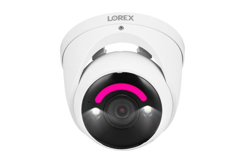 Lorex 4K+ Ultra HD 12MP Smart Security Lighting Deterrence Dome AI PoE IP Wired gallery