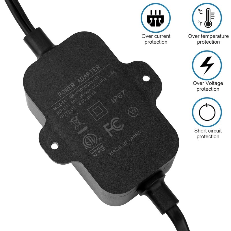 20Ft/6m Charging Cable Power Adapter Designed for Blink Video Doorbell-1st Ge... gallery