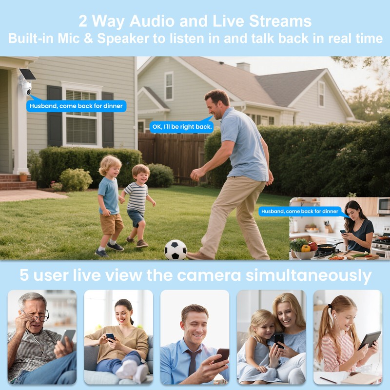 4G LTE Cellular Wireless Outdoor PTZ Security Camera Wifi Solar Battery Powered gallery